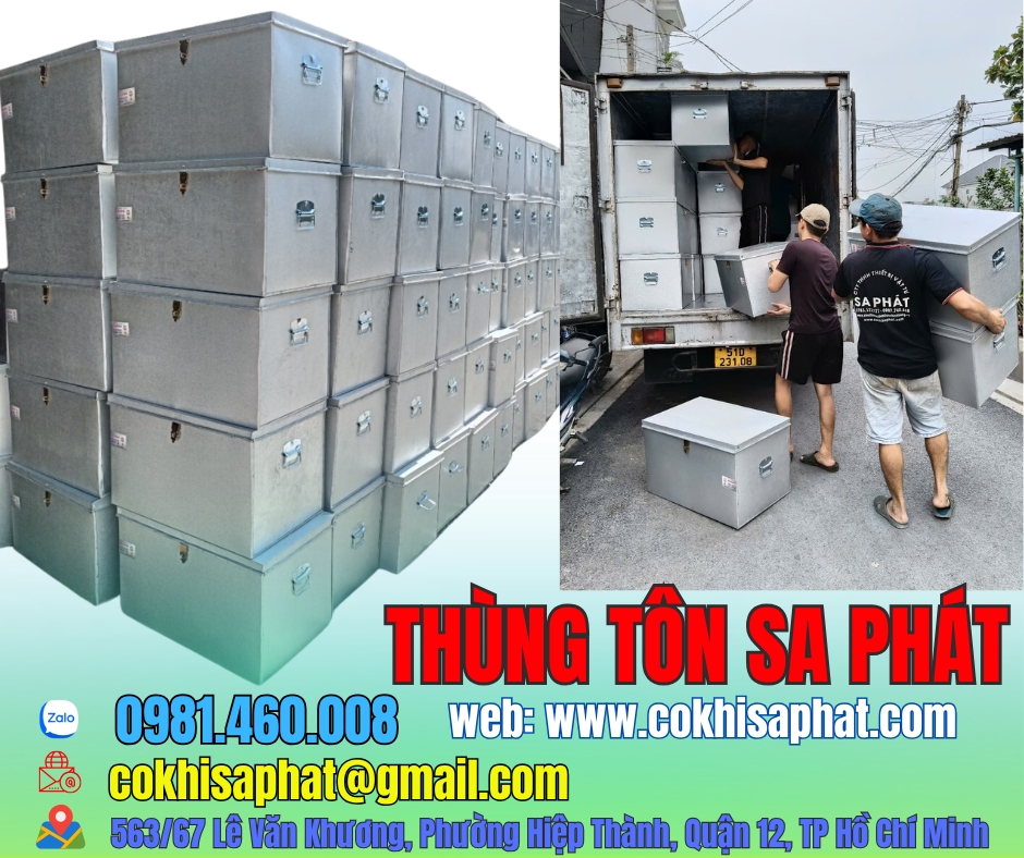thùng tôn đựng hồ sơ bán tại quận tân bình