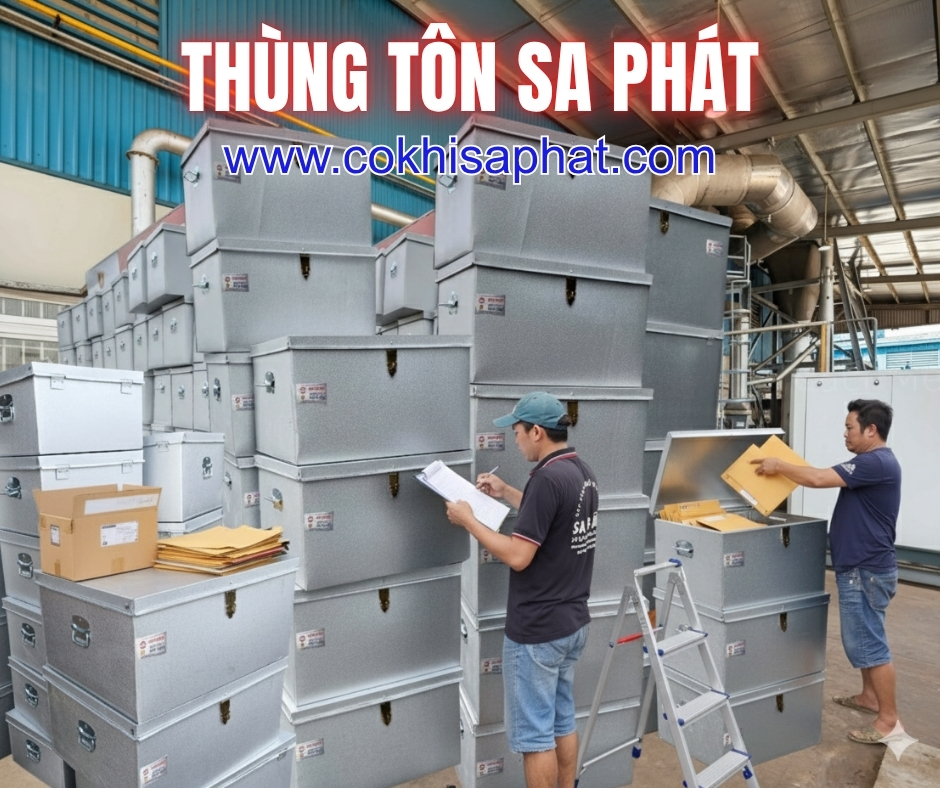 thùng tôn sa phát