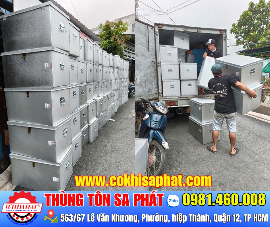 thùng tôn đựng hồ sơ chống cháy